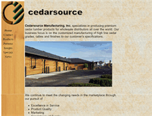 Tablet Screenshot of cedarsource.com